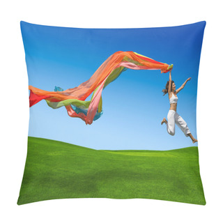 Personality  Rainbow Woman Pillow Covers