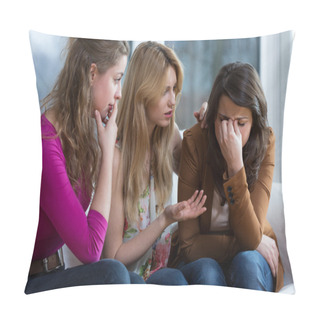 Personality  Supporting Crying Friend Pillow Covers