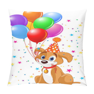 Personality  Birthday Puppy Pillow Covers