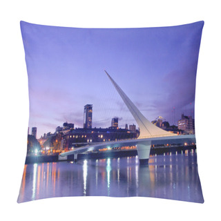 Personality  Puerto Madero Neighborhood At Night, Skyline, Buenos Aires, Argentina Pillow Covers