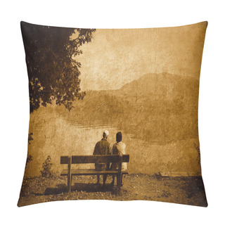 Personality  Vintage Couple Pillow Covers