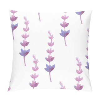 Personality  Vector Watercolor Lavender Delicate Bunch Pillow Covers