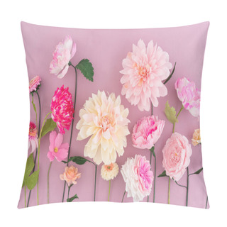 Personality  Crepe Paper Flowers Pillow Covers