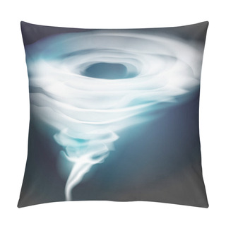 Personality  Tornado Swirls - Vector Illustration Pillow Covers