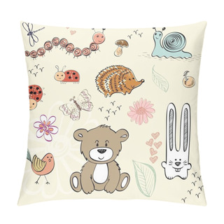 Personality  Baby Animals Pillow Covers