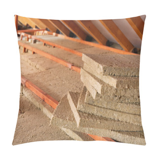 Personality  Mineral Wool Stack On Construction Site Pillow Covers