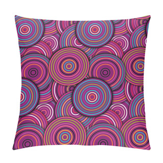 Personality  Abstract Geometric Circles Seamless Pattern Pillow Covers