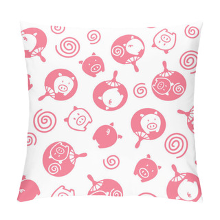 Personality  Japanese Fan Pattern Pillow Covers