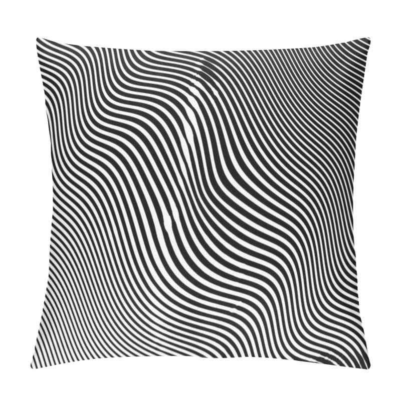 Personality  Optical Art. Optical Illusion Background. Modern Geometric Background. Design For Wallpaper, Wrapping, Fabric, Background, Backdrops, Prints, Banners Pillow Covers