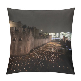 Personality  LONDON, UK - November 5th 2018: Beyond The Deepening Shadow At T Pillow Covers