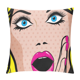 Personality  Pop Art Woman Pillow Covers