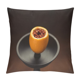 Personality  Preparation For Smoking Fruit Orange Aroma Hookah. Pillow Covers