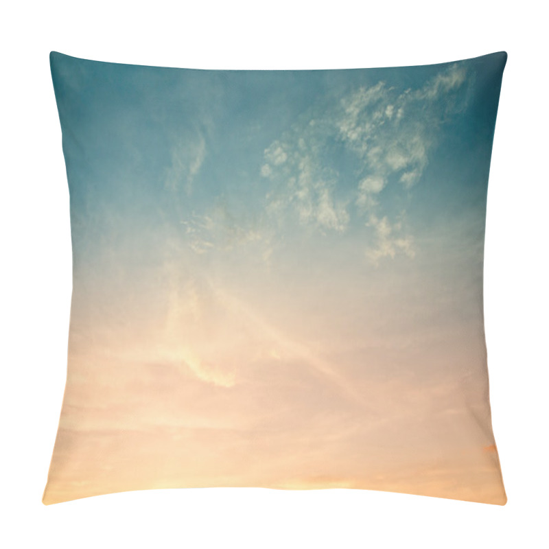 Personality  Colorful of sunset sky pillow covers