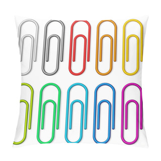 Personality  Paper Clips. Pillow Covers