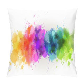 Personality  Watercolor Line Background Pillow Covers