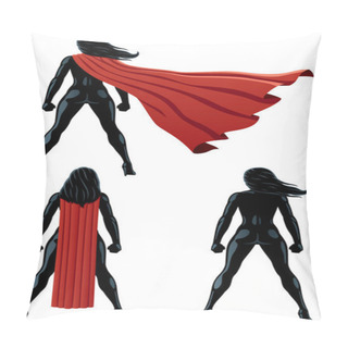 Personality  Super Heroine Back Pillow Covers