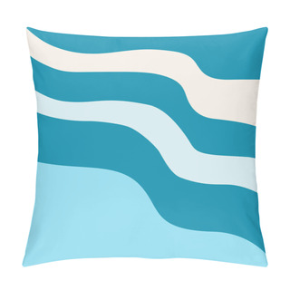 Personality  Abstract Colored Landscape. Boho, Minimalism Pillow Covers