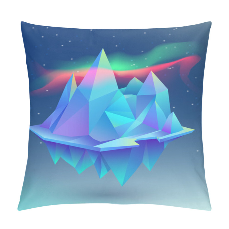 Personality  pretty low poly mountains pillow covers