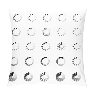 Personality  Loadind Icons Pillow Covers