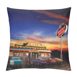 Personality  American Diner Pillow Covers