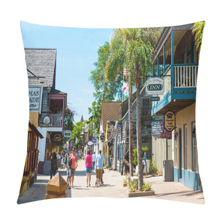 Personality  St. Augustine Is A City In The Northeast Section Of Florida, United States. Founded In 1565 By Spanish Explorer And Admiral Pedro Menendez De Avils, It Is The Oldest Continuously Occupied European-established City And Port In The United States.  Pillow Covers