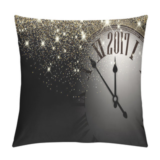 Personality  New Year Clock  Pillow Covers