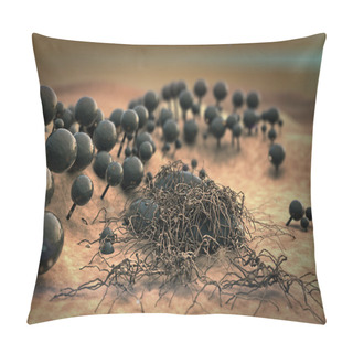 Personality  Colony Of Fungi Pillow Covers