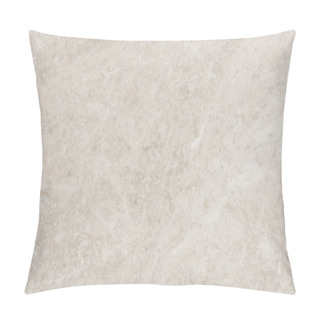Personality  Close Up Of Abstract Background With Light Beige Marble Stone Pillow Covers