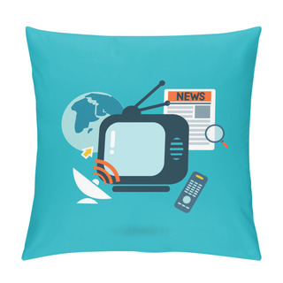 Personality  Concept For Mass Media Pillow Covers