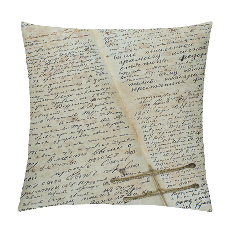 Personality  The old manuscript pillow covers