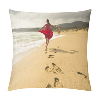 Personality  Beach Freedom Pillow Covers