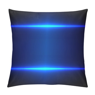 Personality  Abstract Blue Light Effect Background Pillow Covers