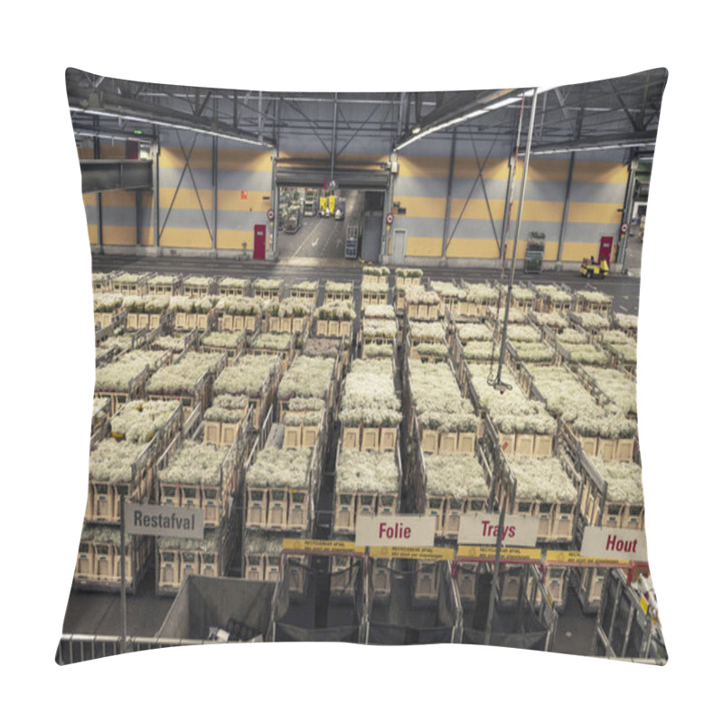 Personality  Aalsmeer Flower Auction Is The Largest Flower Auction In The Wor Pillow Covers