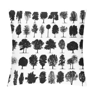 Personality  Black Tree Silhouettes Pillow Covers