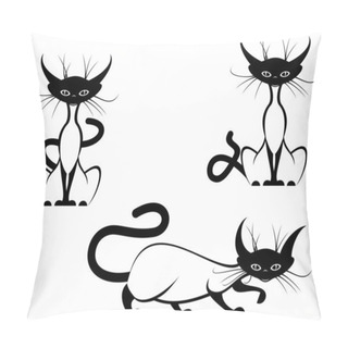 Personality  Fun Cats Pillow Covers