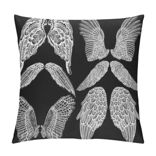 Personality  Set Of Spread Wings Pillow Covers