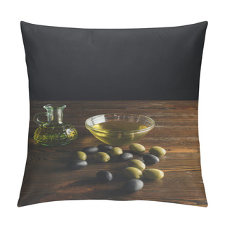 Personality  Glass Bottle And Bowl With Olive Oil Pillow Covers
