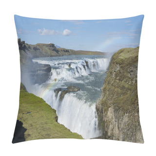 Personality  Gullfoss Waterfalls Iceland Pillow Covers