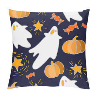 Personality  Pattern For Halloween With Ghosts Pillow Covers