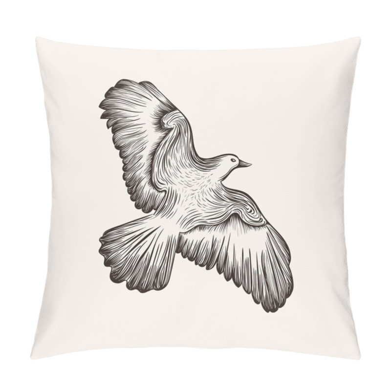 Personality  Hand drawn   bird pillow covers