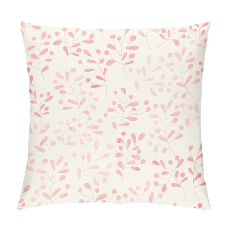 Personality  Seamless Pattern With Watercolor Flowers Pillow Covers