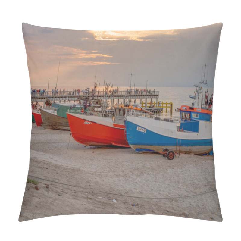 Personality  Fishing boats pillow covers