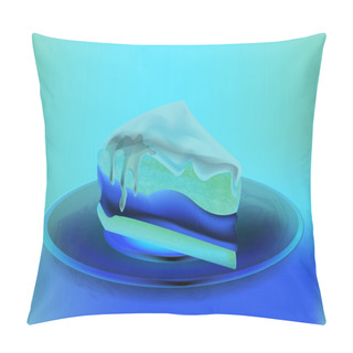 Personality  Piece Of Cake,  Vector Illustration   Pillow Covers