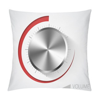 Personality  Chrome Volume Knob Pillow Covers