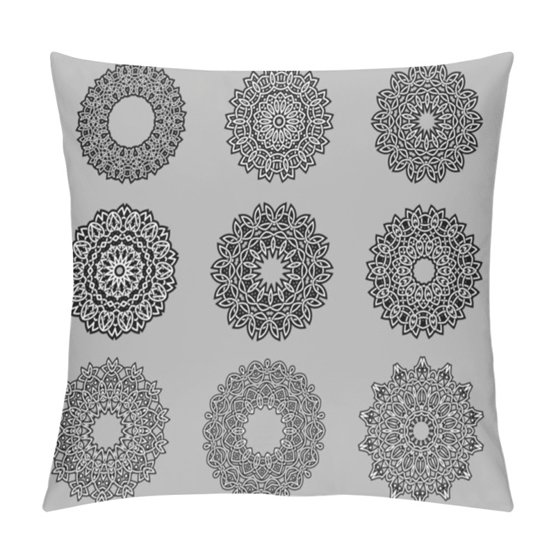 Personality  Circular Ornate Celtic Ornaments Pillow Covers