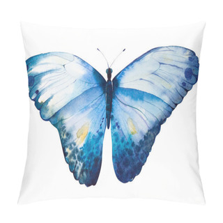 Personality  Hand Painted Watercolor Butterfly. Pillow Covers