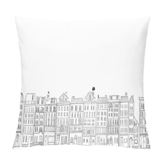 Personality  Illustration Of The Cityscape. Pillow Covers