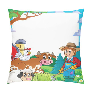 Personality Farm Theme Frame 3 Pillow Covers