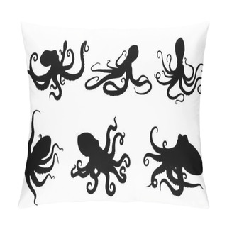 Personality  Octupus Silhouettes Pillow Covers