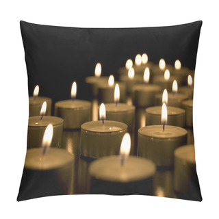 Personality  Candles Conceptual Image. Pillow Covers